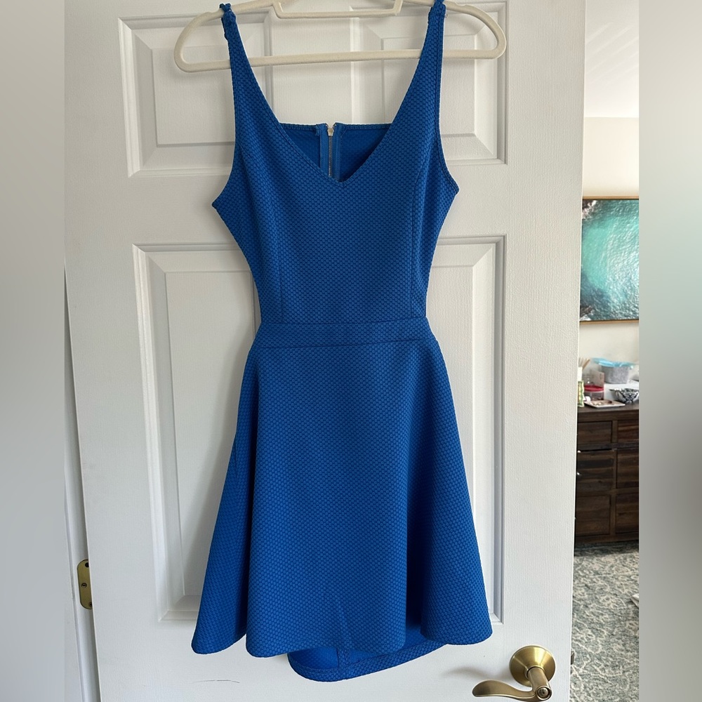 MDW / 4th of July 🇺🇸🇺🇸Boutique Blue Cut Out Cocktail Dress